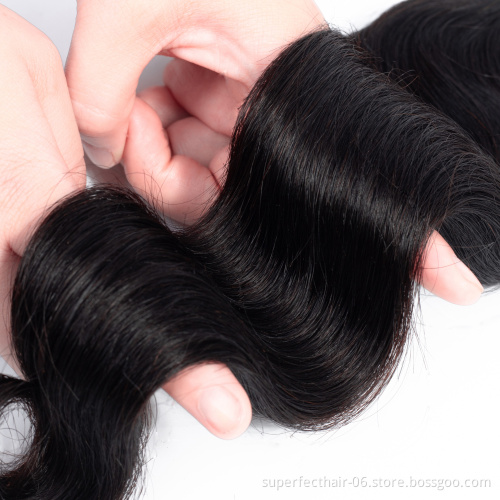Body Wave Bundles Hair Vendors Wholesale Unprocessed Brazilian Remy Virgin Human Hair Body Wave Hair Bundles